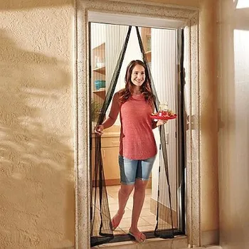 Pletivo Zaparkorun Samozavírací síť na dveře - 210 x 98 cm - Černá