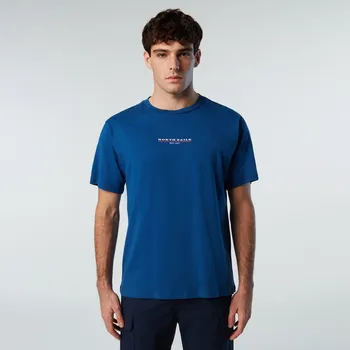 Pánské oblečení Pánské Tričko s krátkým rukávem NORTH SAILS SS T-SHIRT WITH GRAPHIC 692839-0790 – Tmavě modrá L
