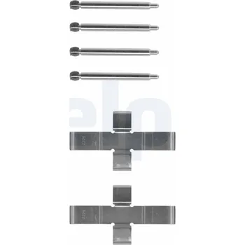 Přislušenství brzdového systému Sada příslušenství, obložení kotoučové brzdy DELPHI LX0047