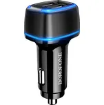 Borofone nabíječka do auta BZ14 Max 2x USB 2,4A Černá