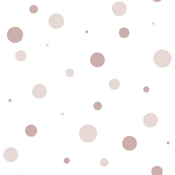 Tapeta Parato Dětská vliesová tapeta s růžovými puntíky, 14824, Happy, Parato, velikost 10,05 x 0,53 m