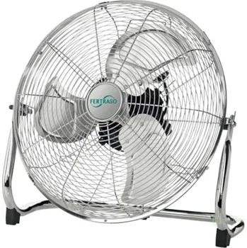 Domácí ventilátor FERTRASO kovový podlahový ventilátor 50 cm, 3 rychlosti