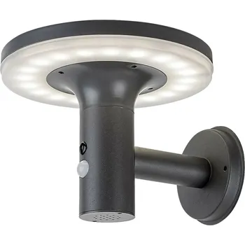 Venkovní osvětlení Rabalux venkovní solární svítidlo Alaska LED 10W antracitová IP44 77017