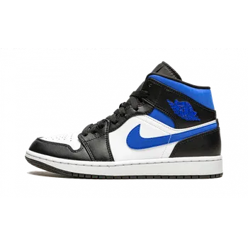 Pánská móda Tenisky Jordan 1 Mid White Black Royal Velikost: 42.5