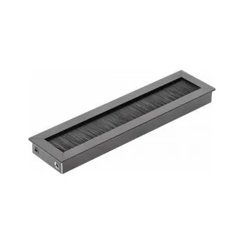 Organizér kabelů GTV Průchodka kabelu Merida, 45x180mm, černá