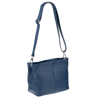 Kabelka NovaKabelka.cz Kožená italská crossbody kabelka Batilda Blu