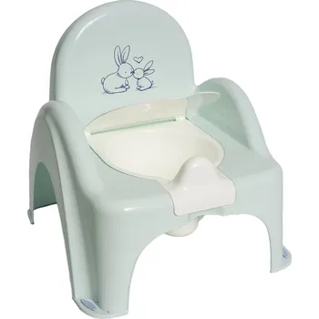 Nočník TEGA Dětský nočník s poklopem Králíček - zelený