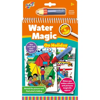 omalovánky Vodní magie: Kdo se skrývá - na prázdninách