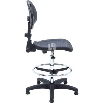 Zvýšená laboratorní židle PRO Special CH, černá, permanentní kontakt