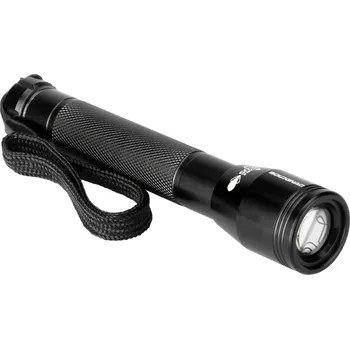 Svítilna SOLOGNAC Svítilna na lov 100 lumenů Zoom černá ČERNÁ