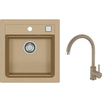 Granitový dřez SET ALVEUS ATROX 20/55 + BATERIE ROXA 55