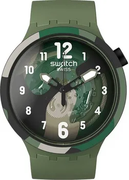 Hodinky Swatch Look Right Thru Green Pay! SB05G108-5300