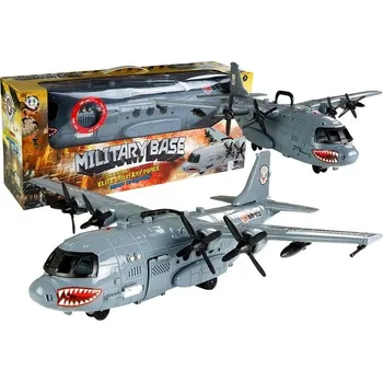 letadlo a vrtulník LEAN Toys Vojenské letadlo Shark