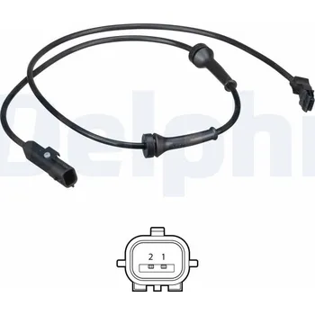 Přislušenství brzdového systému Snímač, počet otáček kol DELPHI SS20573