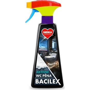 WC čistič Dedra Aktivní WC pěna BACILEX®, 500 ml (na mísy, prkénka a celé okolí toalet)