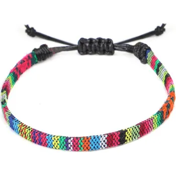 Náramek Pletený náramek na nohu - SINGAPUR