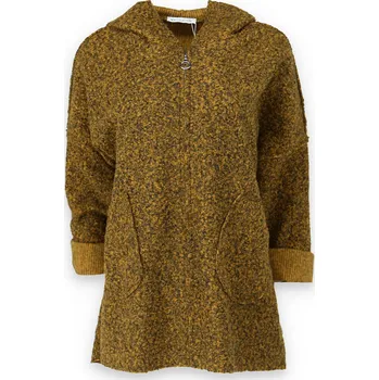 Dámský kabát Kabátek přechodový 2852 Itálie barva: žlutá okrová