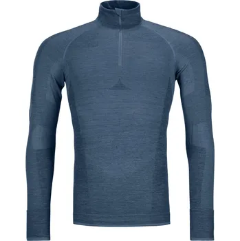 Pánské termoprádlo Ortovox 230 Competition Zip Neck Men's Barva: Petrol Blue, Velikost: L