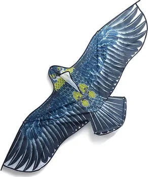 Létající drak Létající dravec Orel 150 x 65 x 35 cm modrý