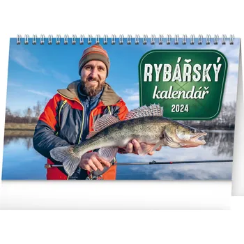 Kalendář Presco Group Stolní kalendář Rybářský 2024