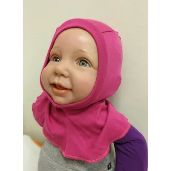 Kukla Jednovrstvá merino kukla - růžová, Duomamas Velikost: 54