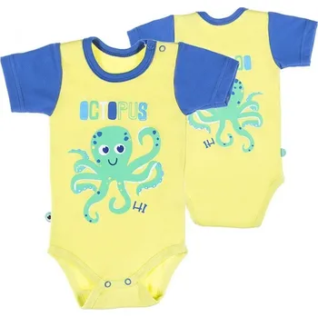 Kojenecký body Ewa Body krátký rukáv Riviéra chlapecké zelené vel.86