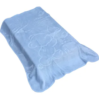 Dětská deka Scarlett Deka pro miminko 6654 110 x 140 cm modrá