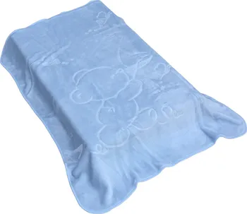 Dětská deka Scarlett Deka pro miminko 6654 110 x 140 cm modrá