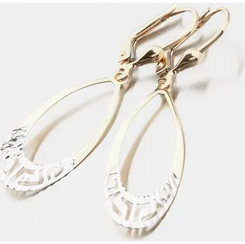 Náušnice Dámské náušnice zlato mix 585 visací 12-710