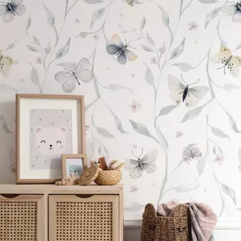 YokoDesign Tapeta do dětského pokoje Motýlci Výška tapety: 250 cm