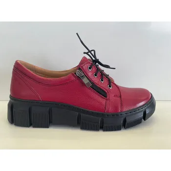 Dámská zdravotní obuv Dámská vycházková obuv AP 57 T, bordó Rozměr: 40