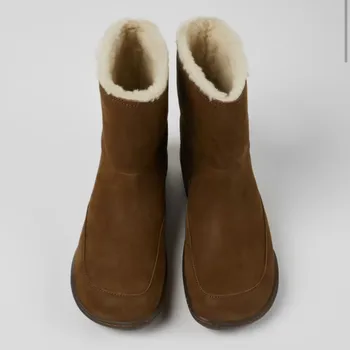 Dámské kozačky CAMPER PEU CAMI GREY UGGY FARO BROWN (K400598-005) BAREFOOOT KOZAČKY Velikost: 39