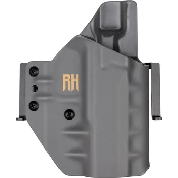 Příslušenství pro sportovní střelbu RH Holsters FROGY - CZ Shadow 2 Compact / CARRY - vnější kydexové pouzdro - poloviční sweatguard - tmavě šedá Pouzdro je pro: Pravák