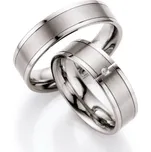 Snubní prsteny titan přírodní diamant 0.030 ct briliantem T715B