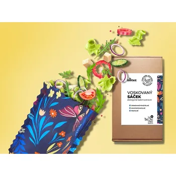 Termobox Voskový sáček Beepack - NOČNÍ LES – M (16x23 cm)