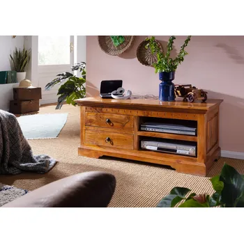 Televizní stolek CAMBRIDGE HONEY TV stolek 115x50 cm, akácie