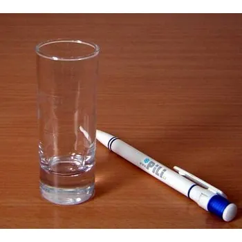 Sklenice Sklenice panák SIDE 0,02 a 0,04 l cejch 2cl a 4cl