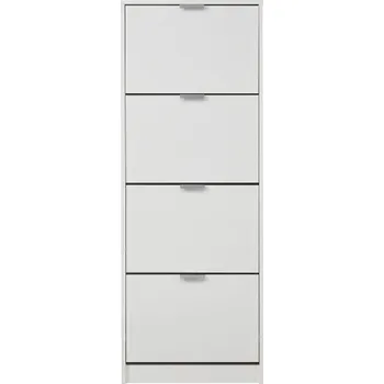 Botník Výklopný botník 4-dvířkový Felix - bílá