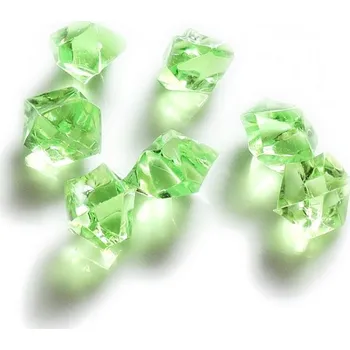 Přírodní kámen Hrací kameny - krystaly - jarně zelené