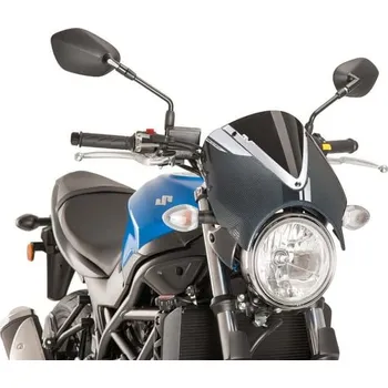 Plexi štít PUIG RETROVISION 8927N karbonový vzhled černý