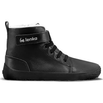 Dívčí zimní obuv BeLenka Dětské zimní barefoot boty Be Lenka Winter Kids - All Black 25, Vnitřní délka boty: 16,7 cm, Vnitřní šířka boty: 6,9 cm