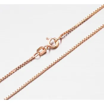 Řetízek Řetízek stříbro 925 růžově pozlacený Venezia CHRS-16-019-D/C-CV délka 40 cm