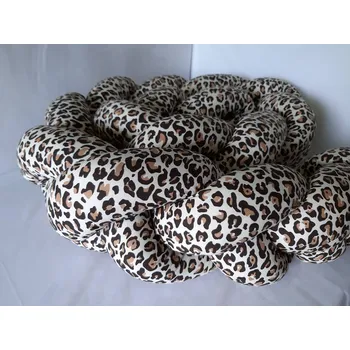 mantinel do postýlky Amy Bavlněný mantinel do postýlky cop M112 Jaguár béžová