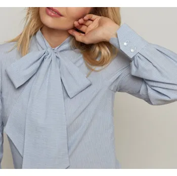 Dámská košile Dámská košile Kokarda Modro-bílá - Bubala modro-bílá S-36