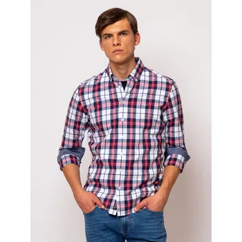 Pánská košile Pánská košile HEAVY TOOLS RYNOLD23 Barva: Red, Velikost: XXL