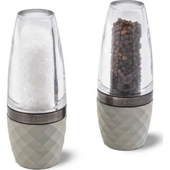 Kuchyňský mlýnek Cole&Mason Dárková sada mlýnků na sůl a pepř City Concrete Gun Metal