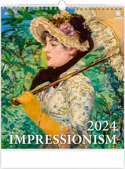Kalendář Helma365 Nástěnný kalendář N255-24 Impressionism 2024
