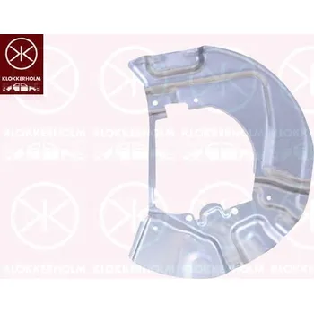Brzdový kotouč Ochranný plech proti rozstřikování, brzdový kotouč KLOKKERHOLM 0066378