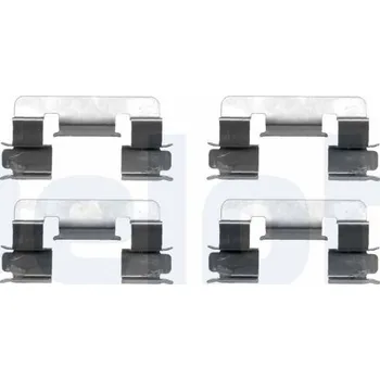 Autodíl Sada příslušenství, obložení kotoučové brzdy DELPHI LX0376