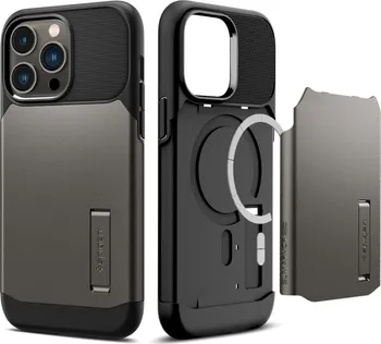 Pouzdro na mobilní telefon Spigen Slim Armor pro Apple iPhone 14 Pro Max šedý